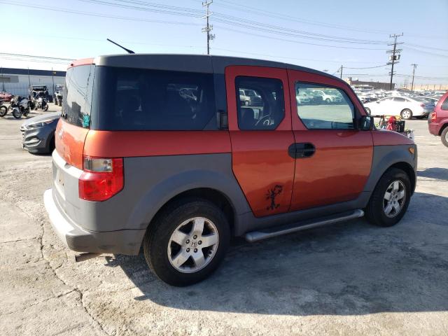 5J6YH28503L801421 - 2003 HONDA ELEMENT EX ORANGE photo 3