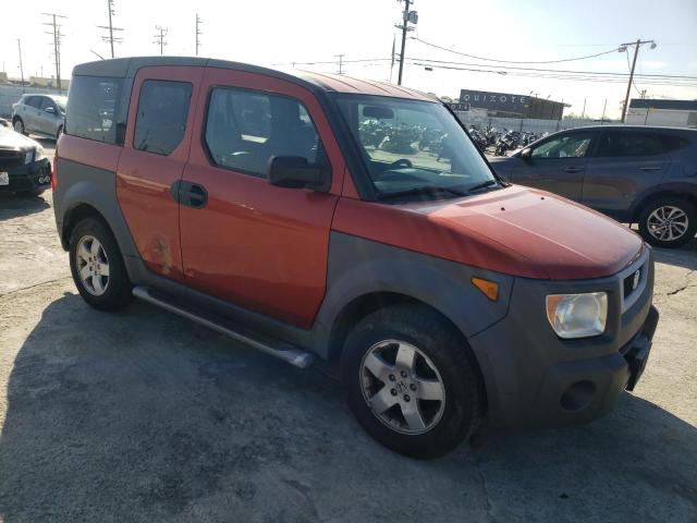 5J6YH28503L801421 - 2003 HONDA ELEMENT EX ORANGE photo 4