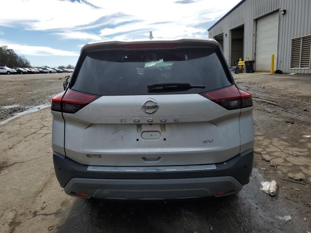 5N1AT3BA2MC817778 - 2021 NISSAN ROGUE SV SILVER photo 6