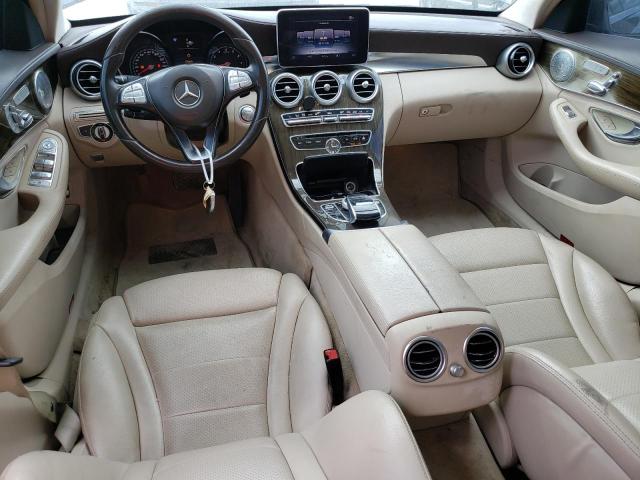 55SWF4KB7FU011889 - 2015 MERCEDES-BENZ C 300 4MATIC BLUE photo 8