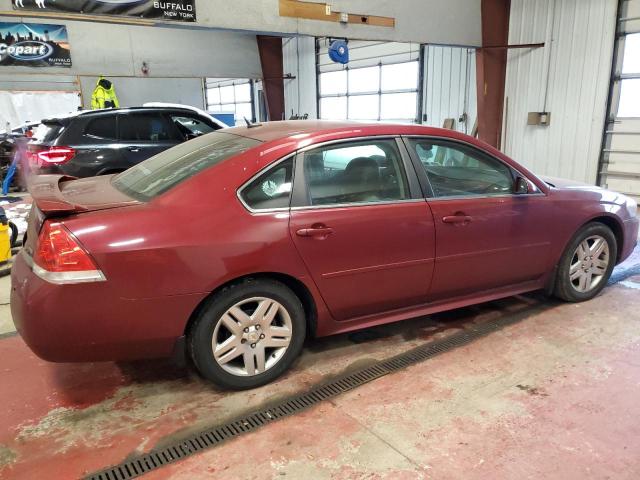 2G1WB5EK2B1254191 - 2011 CHEVROLET IMPALA LT BURGUNDY photo 3