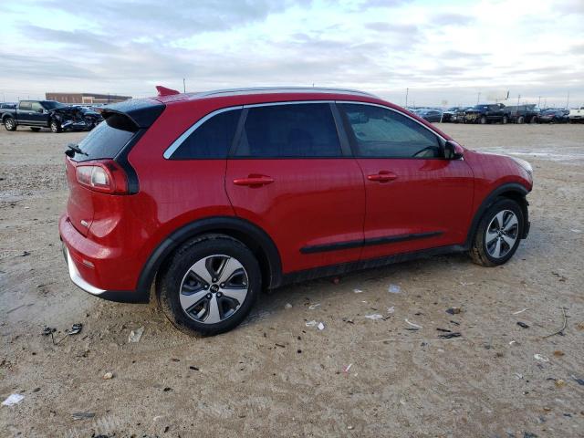 KNDCB3LC4J5123352 - 2018 KIA NIRO FE RED photo 3