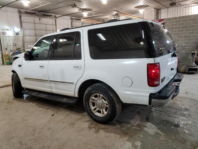 1FMRU15W41LB16019 - 2001 FORD EXPEDITION XLT WHITE photo 2