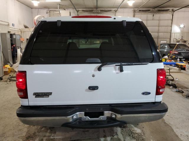 1FMRU15W41LB16019 - 2001 FORD EXPEDITION XLT WHITE photo 6