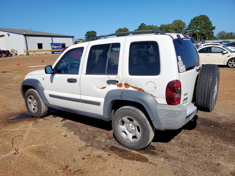 1J4GL48KX6W236450 - 2006 JEEP LIBERTY SPORT Білий фото 2