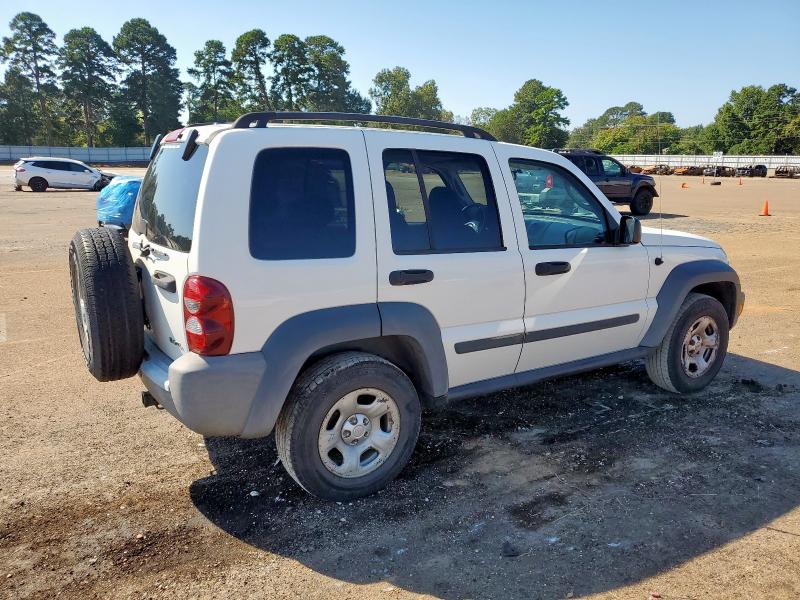 1J4GL48KX6W236450 - 2006 JEEP LIBERTY SPORT Білий фото 3