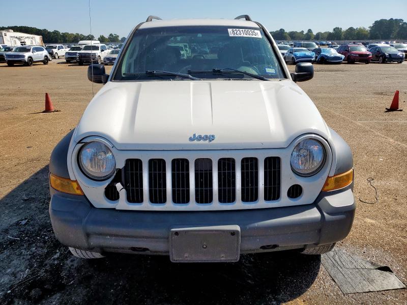 1J4GL48KX6W236450 - 2006 JEEP LIBERTY SPORT Білий фото 5