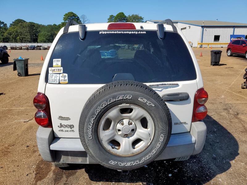 1J4GL48KX6W236450 - 2006 JEEP LIBERTY SPORT Білий фото 6