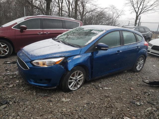 1FADP3K22JL310671 - 2018 FORD FOCUS SE BLUE photo 1