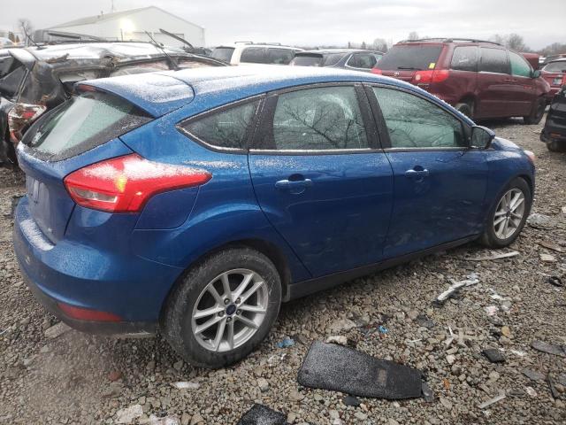 1FADP3K22JL310671 - 2018 FORD FOCUS SE BLUE photo 3