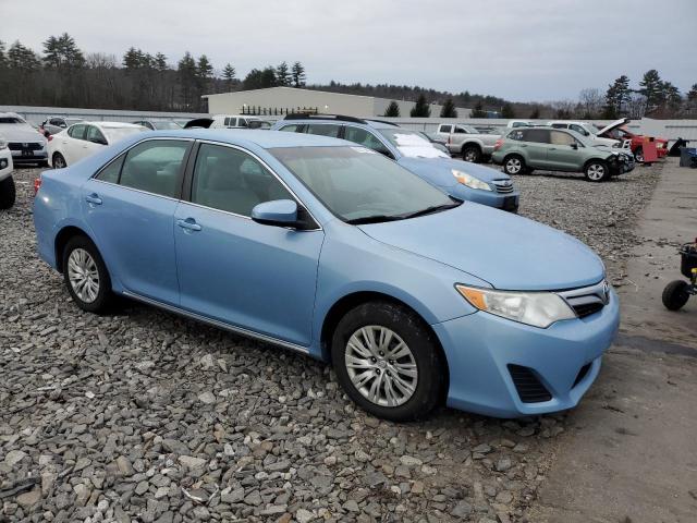 4T1BF1FK3CU588765 - 2012 TOYOTA CAMRY BASE BLUE photo 4