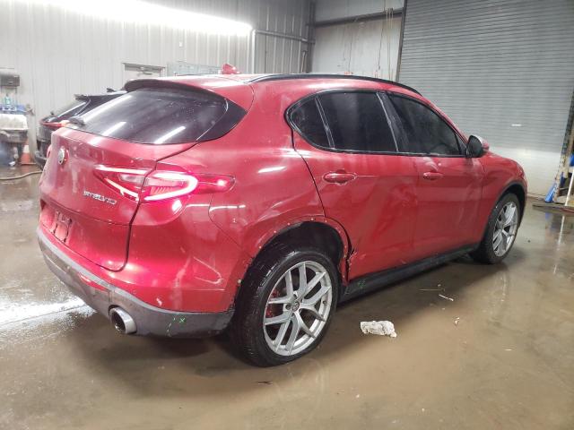 ZASFAKNN7J7B82366 - 2018 ALFA ROMEO STELVIO TI SPORT RED photo 3