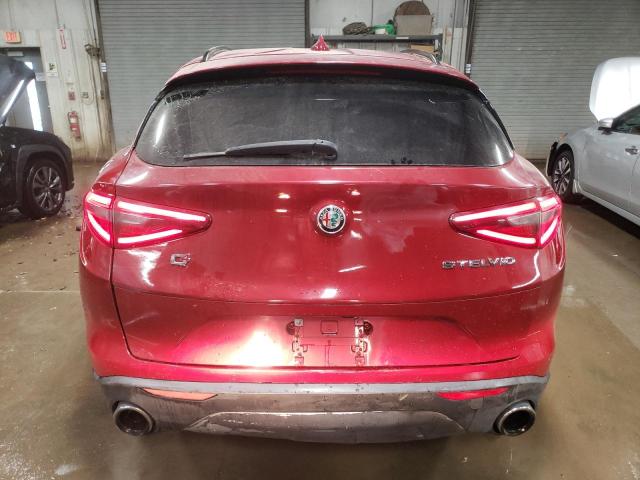 ZASFAKNN7J7B82366 - 2018 ALFA ROMEO STELVIO TI SPORT RED photo 6