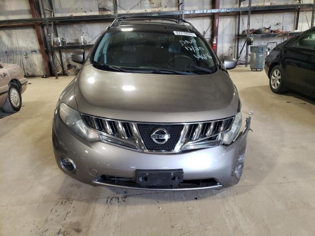 JN8AZ18WX9W214646 - 2009 NISSAN MURANO S GRAY photo 5