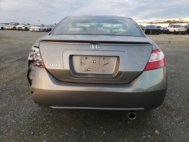 2HGFG12867H577444 - 2007 HONDA CIVIC EX GRAY photo 6