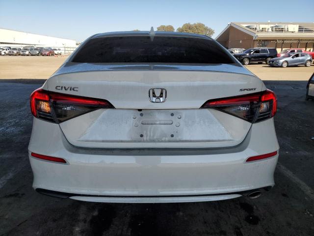 2HGFE2F58PH542075 - 2023 HONDA CIVIC SPORT WHITE photo 6