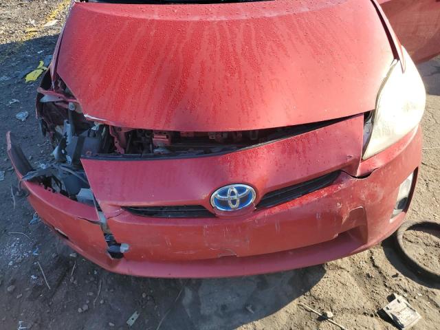 JTDKN3DU0A1098645 - 2010 TOYOTA PRIUS RED photo 11