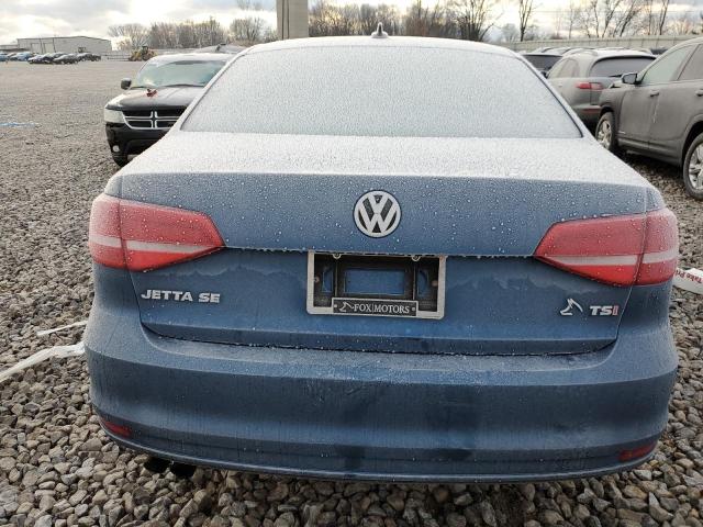 3VWD17AJ2FM259266 - 2015 VOLKSWAGEN JETTA SE BLUE photo 6