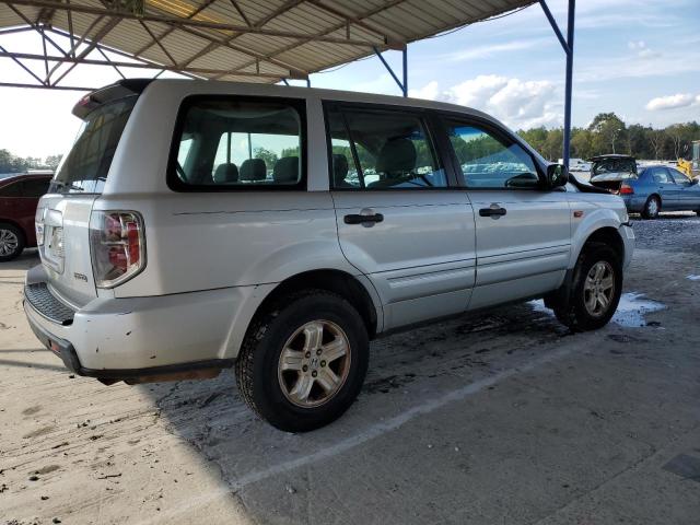 5FNYF18116B012124 - 2006 HONDA PILOT LX SILVER photo 3