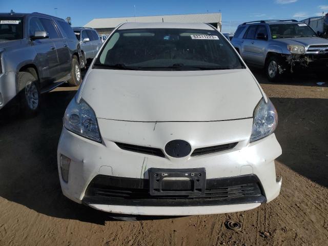 JTDKN3DU5C5520906 - 2012 TOYOTA PRIUS WHITE photo 5