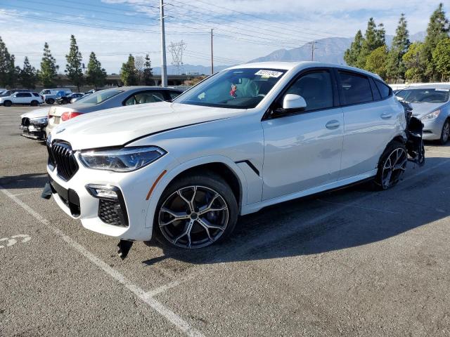 5UXCY8C06M9G37624 - 2021 BMW X6 M50I WHITE photo 1