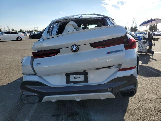 5UXCY8C06M9G37624 - 2021 BMW X6 M50I WHITE photo 6