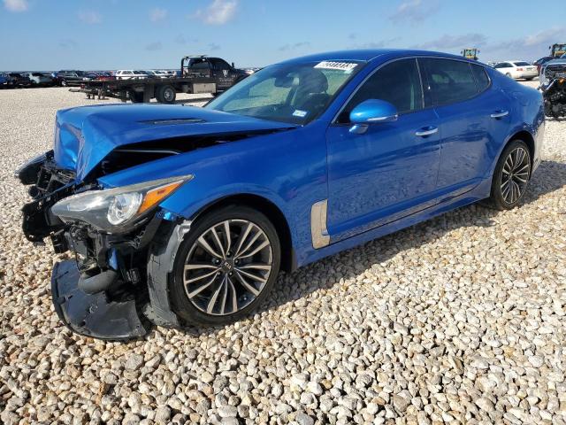 KNAE15LA4K6047775 - 2019 KIA STINGER BLUE photo 1