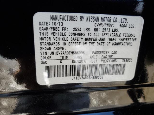 JN1BV7AR0EM696006 - 2014 INFINITI Q50 BASE PURPLE photo 12