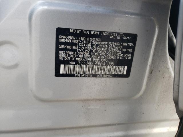 JF2SJABC9HH545096 - 2017 SUBARU FORESTER 2.5I SILVER photo 12