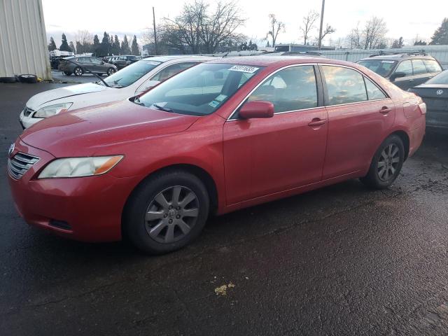 4T1BE46K97U112840 - 2007 TOYOTA CAMRY CE RED photo 1