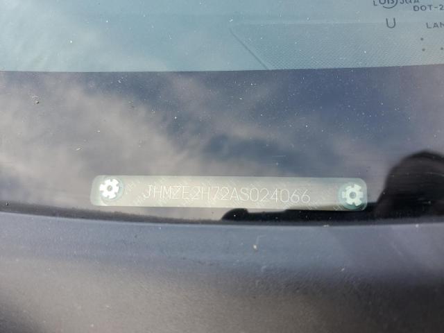 JHMZE2H72AS024066 - 2010 HONDA INSIGHT EX ვერცხლისფერი ფოტო 13