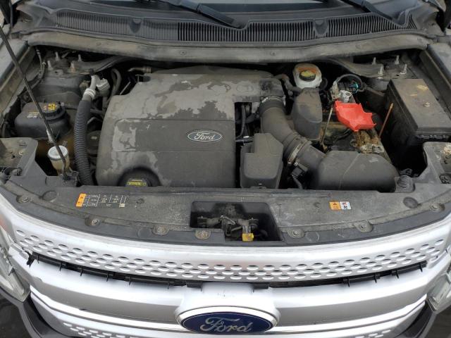 1FM5K8D8XDGA70502 - 2013 FORD EXPLORER XLT BLACK photo 11