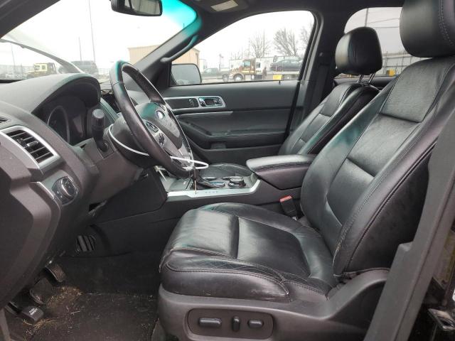 1FM5K8D8XDGA70502 - 2013 FORD EXPLORER XLT BLACK photo 7