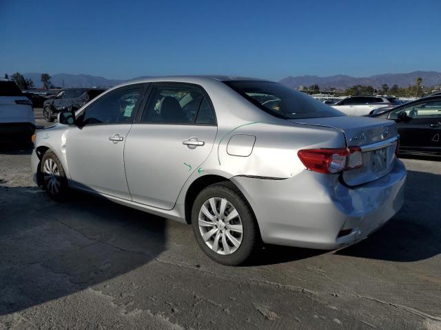 5YFBU4EE6CP063882 - 2012 TOYOTA COROLLA BASE SILVER photo 2
