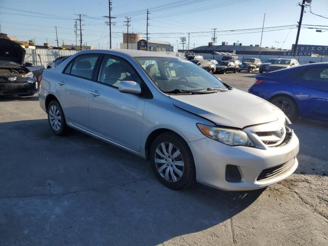 5YFBU4EE6CP063882 - 2012 TOYOTA COROLLA BASE SILVER photo 4