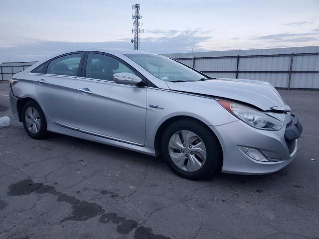 KMHEC4A41DA051301 - 2013 HYUNDAI SONATA HYBRID SILVER photo 4