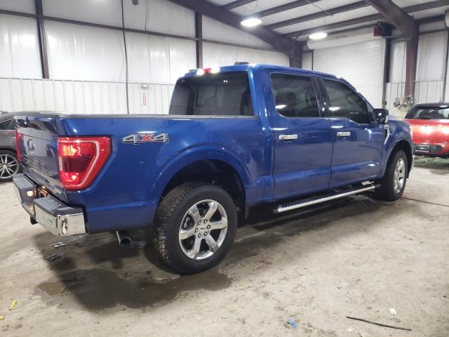 1FTFW1E86NKD63167 - 2022 FORD F150 SUPERCREW BLUE photo 3