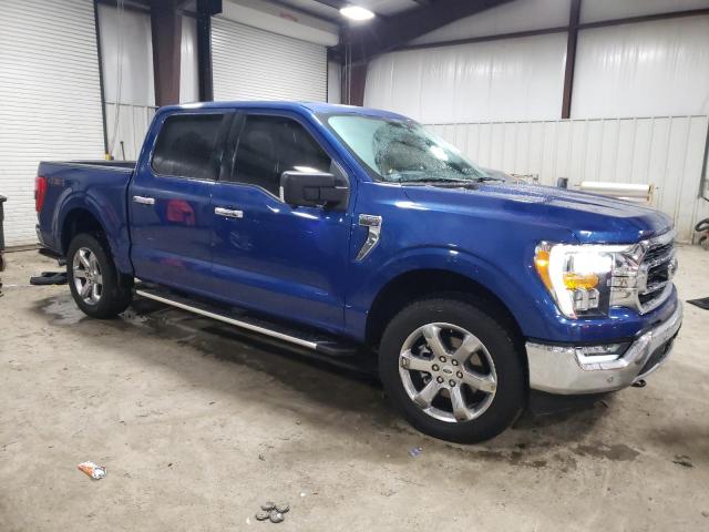 1FTFW1E86NKD63167 - 2022 FORD F150 SUPERCREW BLUE photo 4