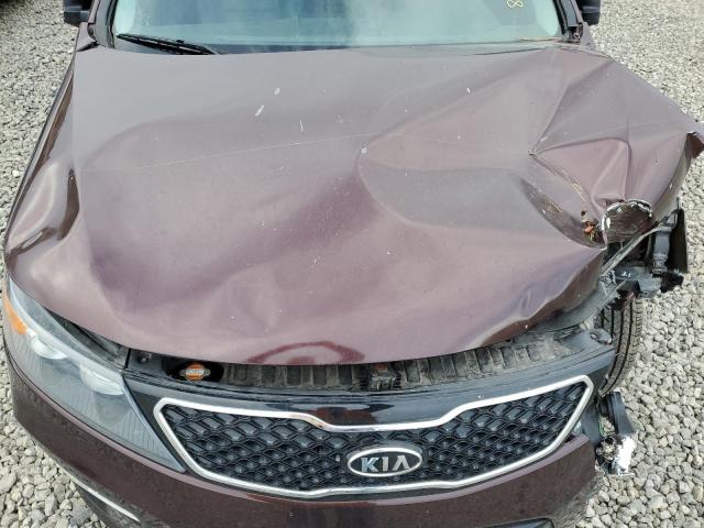 5XYKWDA2XDG317959 - 2013 KIA SORENTO SX MAROON photo 11