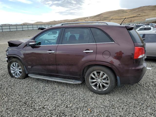 5XYKWDA2XDG317959 - 2013 KIA SORENTO SX MAROON photo 2