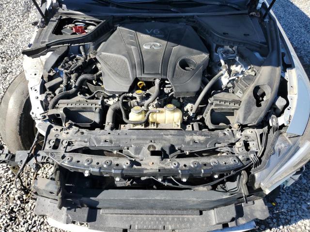 JN1EV7AR2KM556256 - 2019 INFINITI Q50 LUXE SILVER photo 11