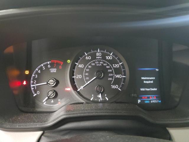 5YFDPMAE8NP365618 - 2022 TOYOTA COROLLA L BLACK photo 9