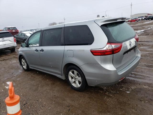 5TDZZ3DC7LS031265 - 2020 TOYOTA SIENNA L SILVER photo 2