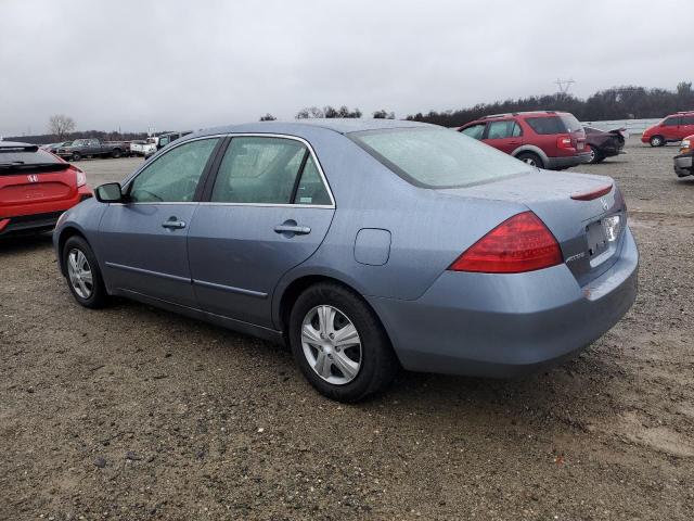 1HGCM56497A084818 - 2007 HONDA ACCORD LX BLUE photo 2