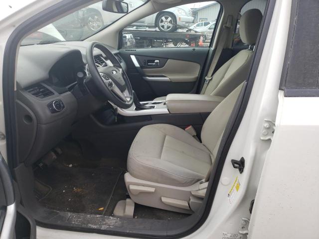 2FMDK3GC1DBB52009 - 2013 FORD EDGE SE WHITE photo 7