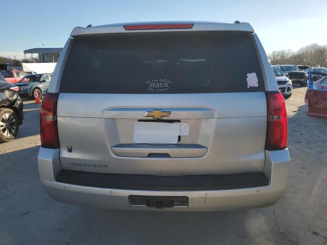 1GNSCJKC9FR224733 - 2015 CHEVROLET SUBURBAN C1500 LT SILVER photo 6