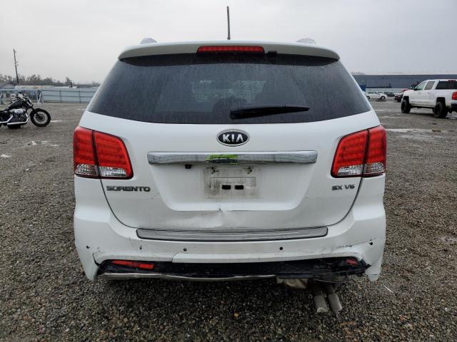 5XYKW4A29CG218483 - 2012 KIA SORENTO SX WHITE photo 6