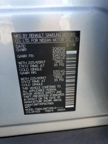 KNMAT2MT7KP507869 - 2019 NISSAN ROGUE S Gümüş foto 13