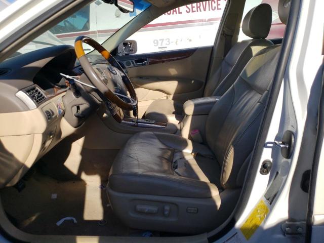 JTHBA30G955130677 - 2005 LEXUS ES 330 თეთრი ფოტო 7