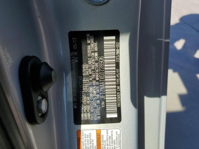 JF1ZNAA1XD1728906 - 2013 TOYOTA SCION FR-S ლურჯი ფოტო 12